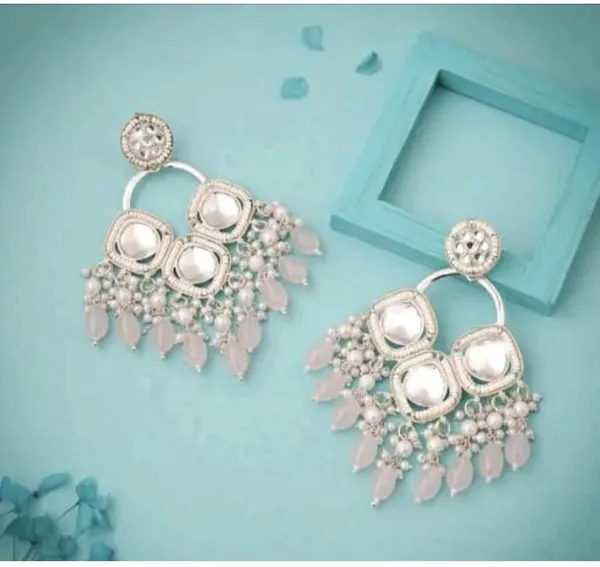 Pink__Brass_Jhumka_Earrings_For_Women