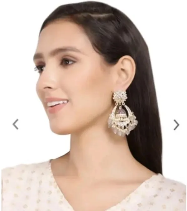 Silver__Brass_Jhumka_Earrings_For_Women
