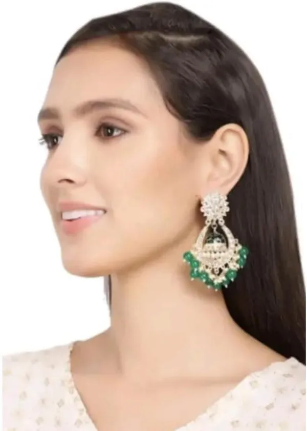 Green__Brass_Jhumka_Earrings_For_Women