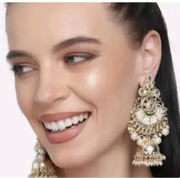 Gold__Brass_Jhumka_Earrings_For_Women