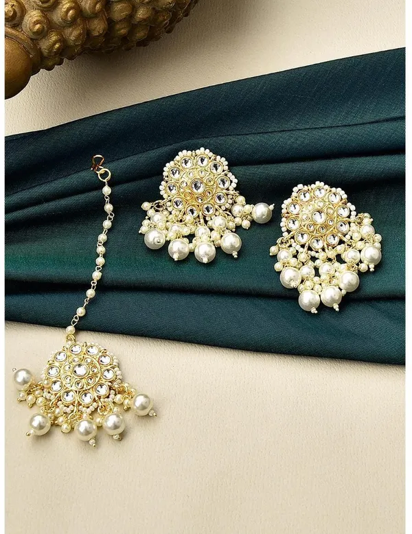 Yellow__Brass_Jhumka_Earrings_For_Women