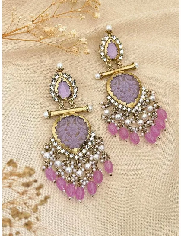 Purple__Brass_Jhumka_Earrings_For_Women