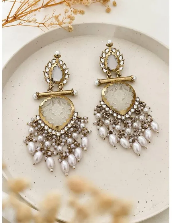 Silver__Brass_Jhumka_Earrings_For_Women