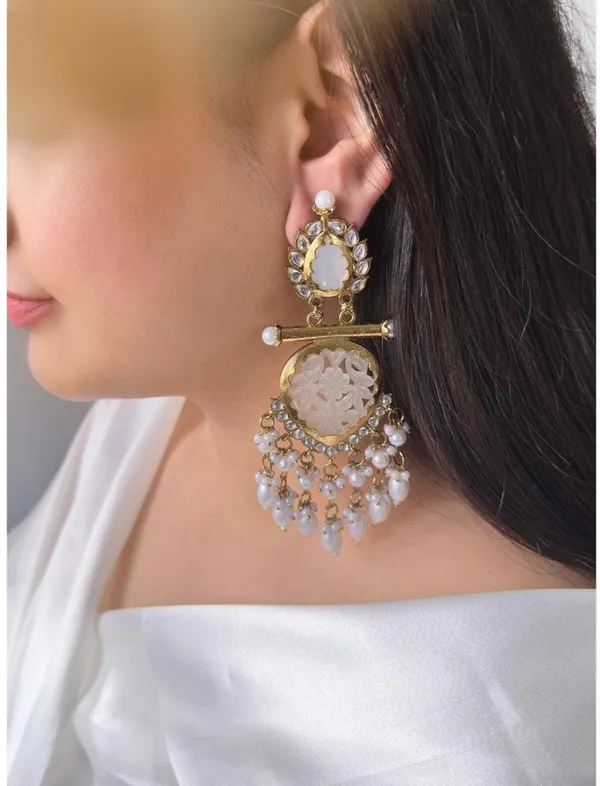 Pink__Brass_Jhumka_Earrings_For_Women