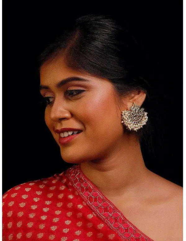 Silver__Brass_Jhumka_Earrings_For_Women
