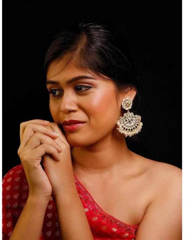 Silver__Brass_Jhumka_Earrings_For_Women