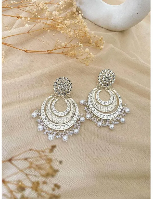 Silver__Brass_Jhumka_Earrings_For_Women