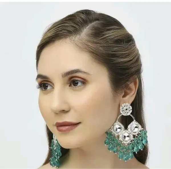 Green__Brass_Jhumka_Earrings_For_Women
