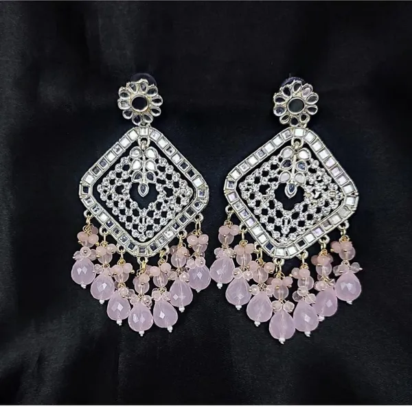 Pink__Brass_Jhumka_Earrings_For_Women