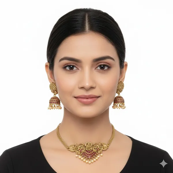 Red_Premium_Alloy_Earrings_&_Necklace_Jewellery_Set_For_Women_(Pack_Of_2)