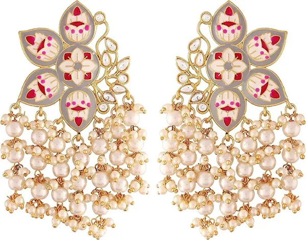 Grey__Brass_Jhumka_Earrings_For_Women