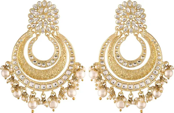 Yellow__Brass_Chandbali_Earrings_For_Women