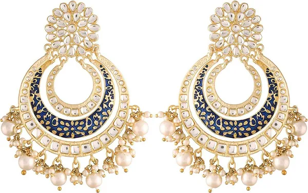 Blue__Brass_Chandbali_Earrings_For_Women