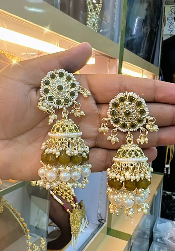 Sea_Green__Alloy_Clip-On_Chandbali_Earrings_For_Women