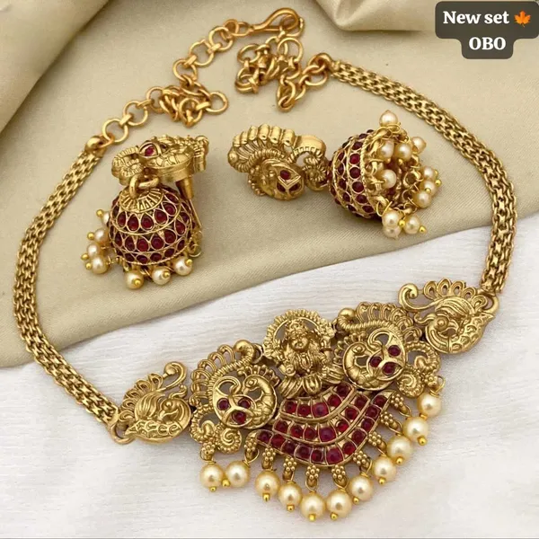 Red_Premium_Alloy_Earrings_&_Necklace_Jewellery_Set_For_Women_(Pack_Of_2)