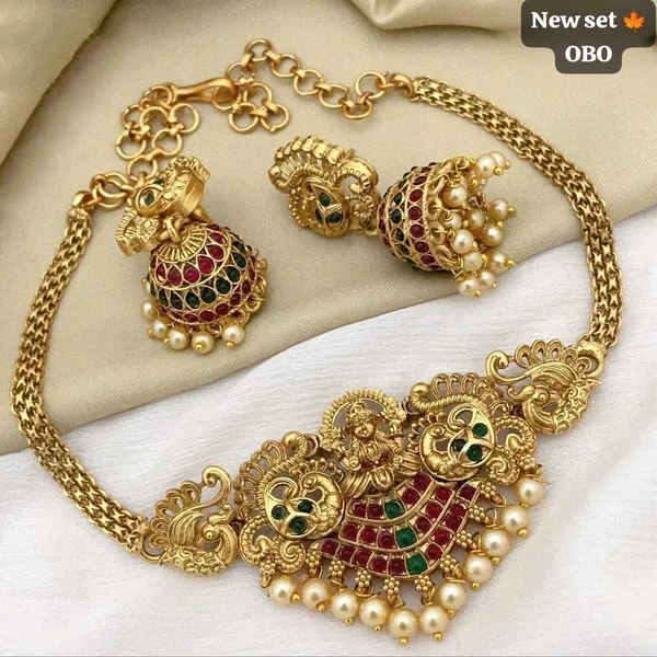 Gold_Premium_Alloy_Earrings_&_Necklace_Jewellery_Set_For_Women_(Pack_Of_2)