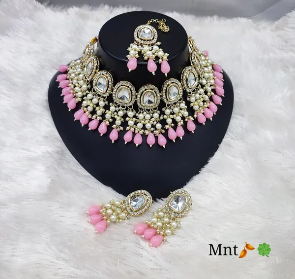 Pink_Premium_Alloy_Earrings_&_Necklace_Jewellery_Set_For_Women_(Pack_Of_2)