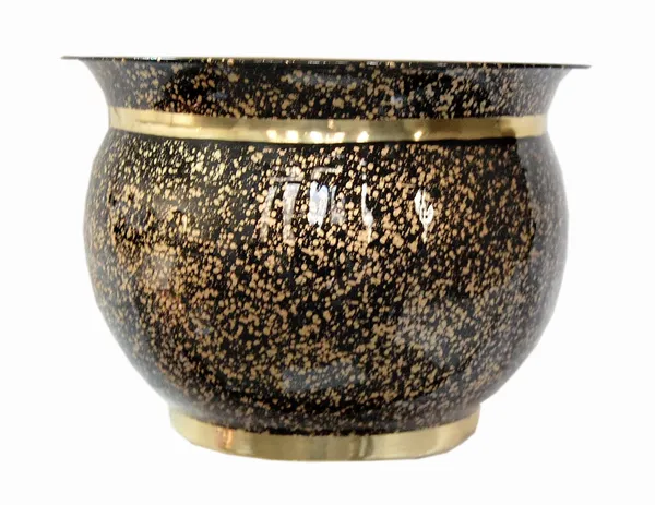 Black_Round_Decorative_Planter_For_Home_Decor