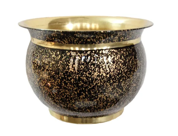 Black_Round_Decorative_Planter_For_Home_Decor