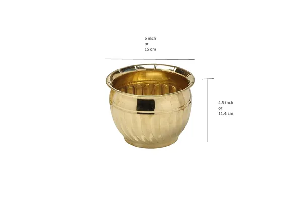 Pack_of_6_Gold_Brass_Round_Decorative_Table_Planter_For_Garden_&_Home_Decor_|_Dia_6_x_Height_4.5_inch