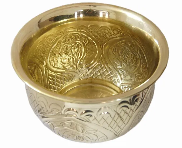 Gold_Round_Carved_Decorative_Planter_|_For_Home_Decor