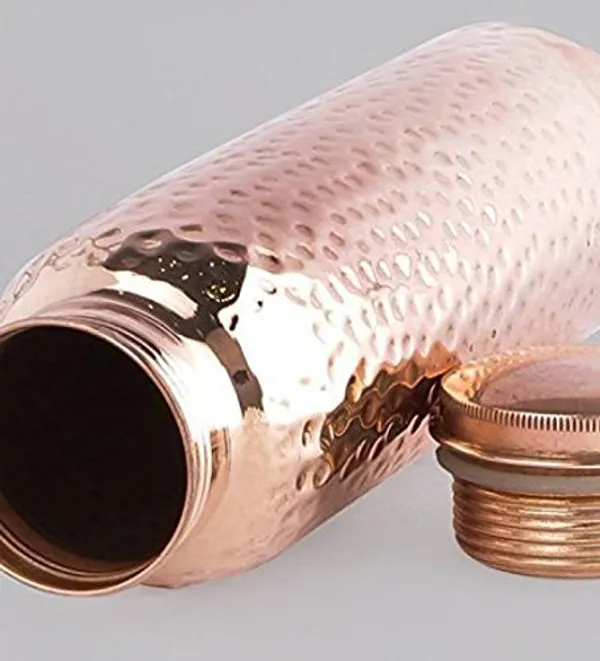 Brown_Copper_Hammered_Water_Bottle