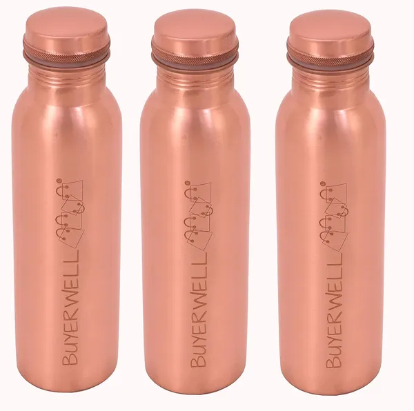 Pack_Of_3_Brown_Copper_Water_Bottle_|_For_Home_&_Office_Decoration