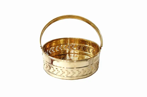Gold_Brass_Traditional_Round_Shape_Puja_&_Flower_Basket