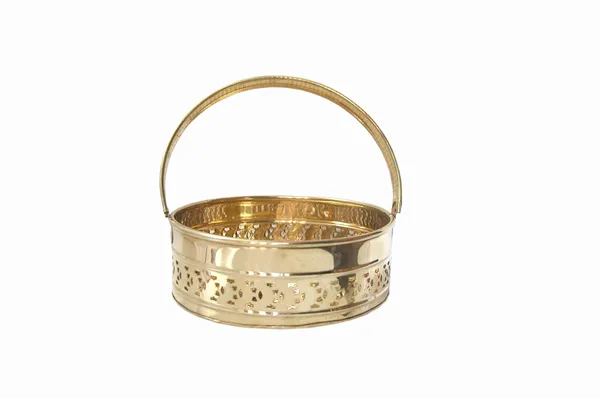 Gold_Brass_Traditional_Round_Shape_Puja_&_Flower_Basket