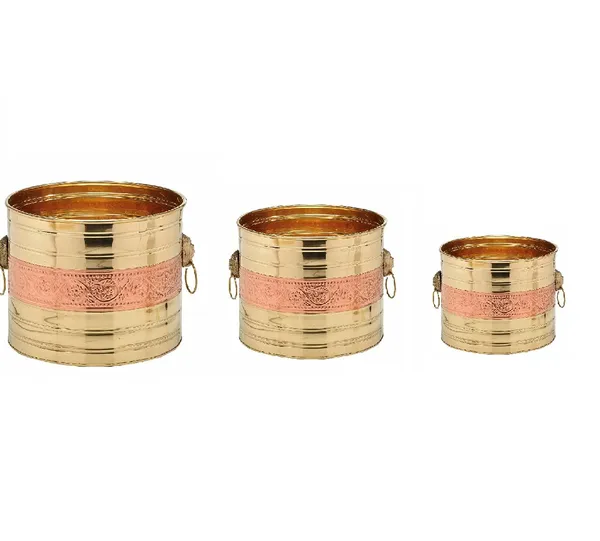 Pack_of_3_Copper_Brass_Decorative_Planter_|_For_Garden_&_Home_Decor
