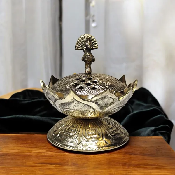 Brass_Lotus_Peacock_Incense_Loban_Holder_Dhuna_Dhoop_Dani_Aarti_Loban_Burner_Purifying_for_Home_Office_Temple