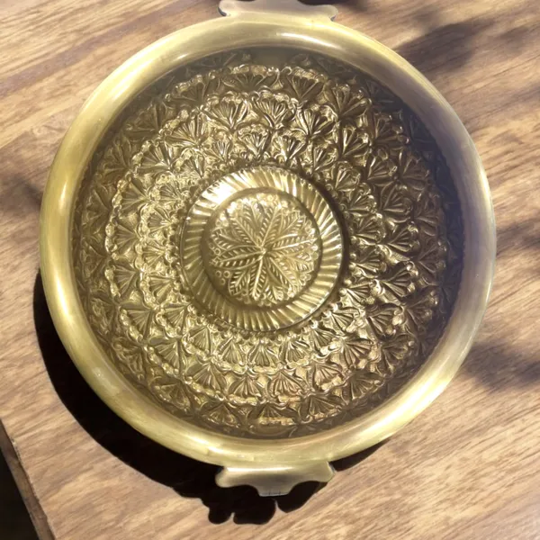 Traditional_Embossed_Brass_Uruli/Urli_Antique_Finish
