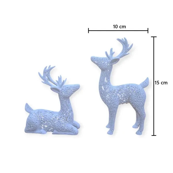 Creations_Reindeer_Sculptures_Home_Decoration_Statue_3D_Printed_Deer_Family_2_Piece_For_Home_Decor.