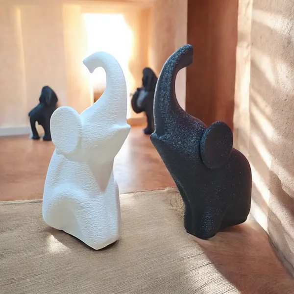 Creations_Home_Decor_Elephant_Statue__for_Home_Decor(Black_&_White)