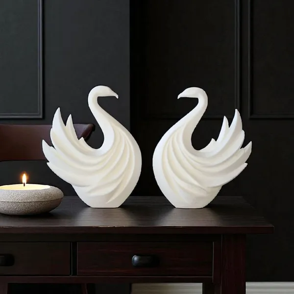 Aura_3D_Swan_Showpieces_for_Home_Decor_Statue_Couple_White_Pair_Swan_Good_Luck_Love_Figurines_Set_Wedding_Table_Centrepiece_Sculpture_for_Home_Decoration_Items_for_Living_Room_Office_Desktop_TV_Gift