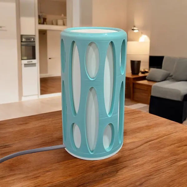 Teal_Blue_Oval_Cut_3D_Printed_Table_Lamp_For_Living_Room_Home_Decor_And_Gifts