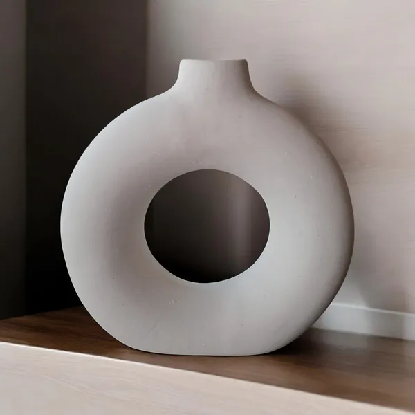 Donut_Vase_Modern_Hollow_Ceramic_Decor