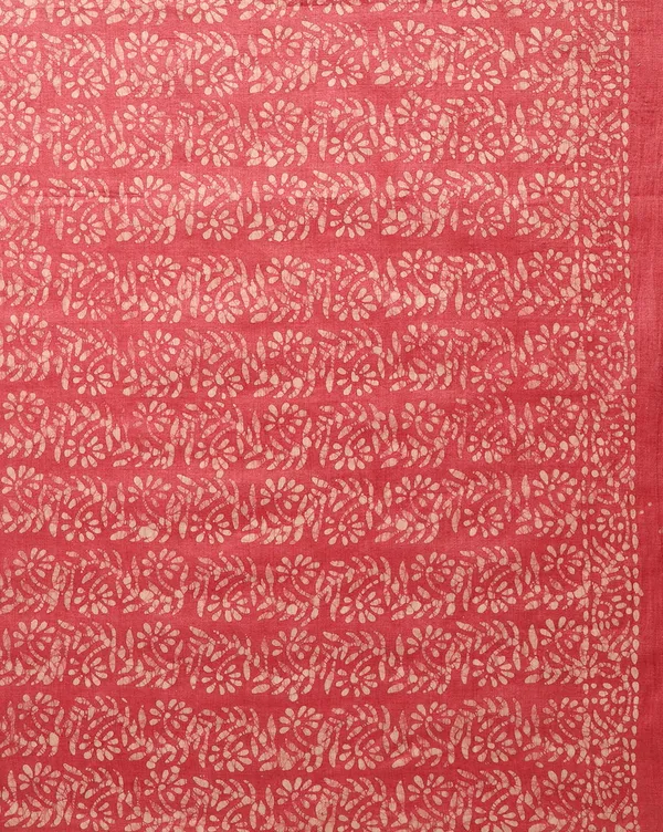 Bright_Red_Batik_Floral_Unstitched_Dress_Material_For_Women