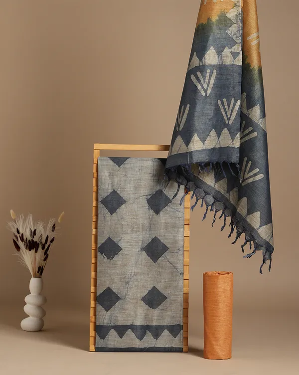 Light_Grey_Batik_Tie_&_Dye_Unstitched_Dress_Material_For_Women