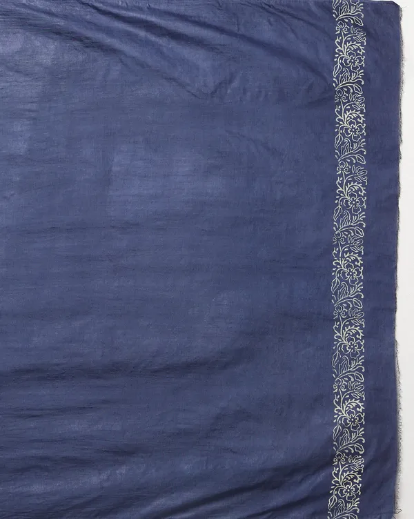 Dark_Blue_Handloom_Floral_Unstitched_Dress_Material_For_Women