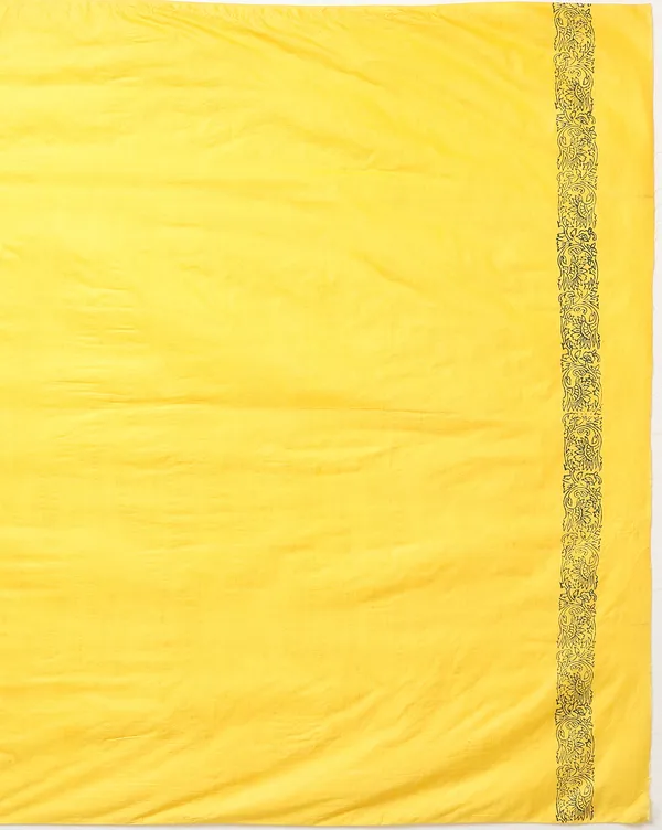 Bright_Yellow_Handloom_Block_Print_Unstitched_Dress_Material_For_Women