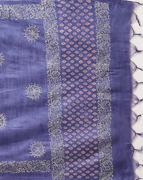 Dark_Blue_Handloom_Floral_Unstitched_Dress_Material_For_Women