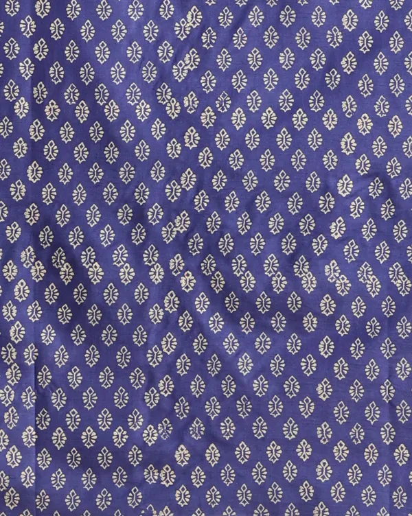 Dark_Blue_Handloom_Floral_Unstitched_Dress_Material_For_Women