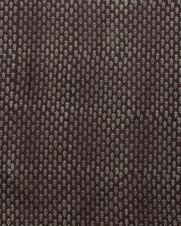 Dark_Brown_Handloom_Floral_Unstitched_Dress_Material_For_Women