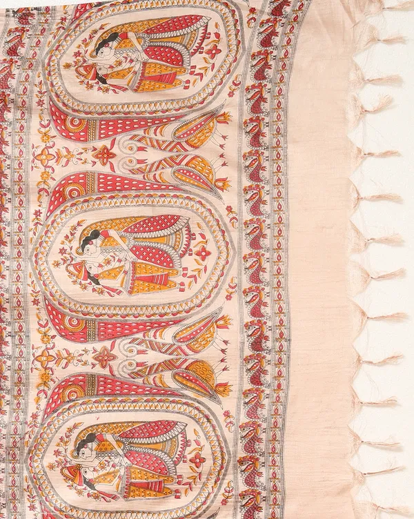 Light_Beige_Handloom_Block_Print_Unstitched_Dress_Material_For_Women