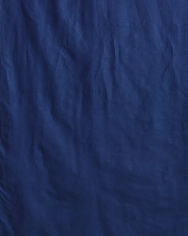 Bright_Blue_Handloom_Block_Print_Unstitched_Dress_Material_For_Women