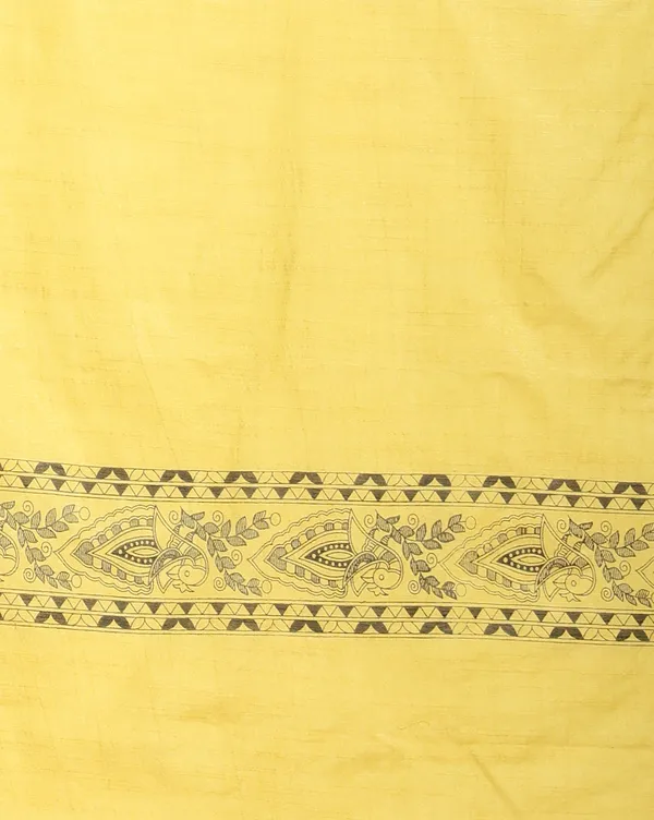 Bright_Yellow_Handloom_Tribal_Unstitched_Dress_Material_For_Women
