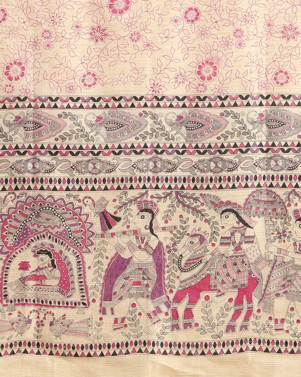 Light_Beige_Handloom_Tribal_Unstitched_Dress_Material_For_Women