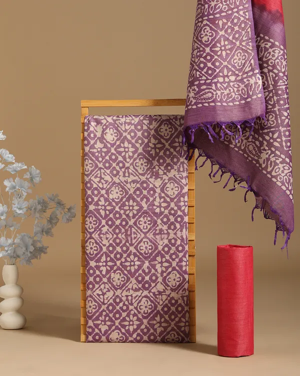 Bright_Purple_Batik_Tie_&_Dye_Unstitched_Dress_Material_For_Women