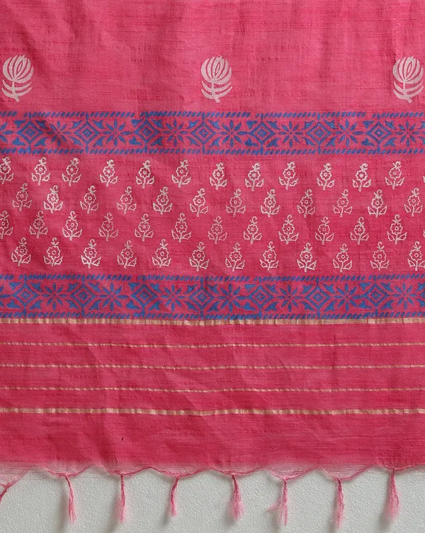 Dark_Pink_Handloom_Floral_Unstitched_Dress_Material_For_Women